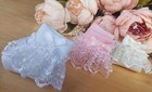 Socks Baby Girl Child Frilly Lace White Pink Cream Bow Pearl 0 6 12 24m 2 To 10y