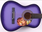 Taylor Swift Acoustic Guitar Hand Signed Autograph  Purple Jsa Authentic 
