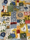 Vintage Nursery Rhymes Baby Toddler Quilt 33x40x48