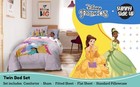 Disney Princess Twin Comforter Set - 5 Piece Kids Bedding  Soft Microfiber  Rain