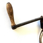 Antique Cast Iron Clamp-on Hand Crank Apple Peeler Parer Primitive Farm Tool
