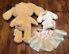 Stuffed Build A Bear Sanrio Mocha Cinnamoroll W  Milk And Dress Nwt Fast Ship 