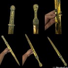 Ancinet Chinese Tang Dynasty Bronze Big Sword With Beast Figure 
