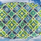 New Vera Bradley Daisy Daisy Medium Cosmetic Makeup Bag Green Blue