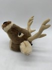 Vintage Plush Whitetail Deer Buck Head Wall Mount Faux Taxidermy Cabin Decor 12   