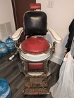     Anitque Early 1900 s Theo A Koch   s Barber Chair Chicago Usa Made Barbershop     