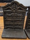 Vintage Cast Iron Bookends Shakespeare Quote    my Library Was Dukedom  Book Decor