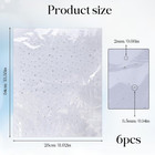 Iron-on Rhinestone Transfers For Clothing - 6 Sheets Of Glitter Hotfix Decals