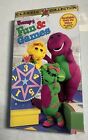 Barney Barney   s Fun And Games Vhs Tape 1996 Baby Bop   Bj