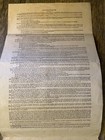 Old Vintage Palestine Document Caledonian Company Policy 1945
