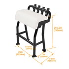 29in Aluminium Centre Console T Top Pro Boat Leaning Post Seat Long Cushion