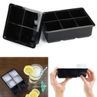 Big Ice Cubed Maker Large Cube Square Tray Silicone Molds Whiskey Ball Cocktail