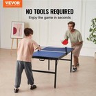 Ping Pong Table  Mid-size Table Tennis Game Indoor Mdf Table Tennis Table Foldab