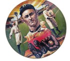 Ty Cobb 1988 Sports Impressions Plate  1136 Collector 10  Gold Plate Series