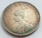 1904 A German East Africa 1 2 Rupie   Rupee Silver Coin - Nice Toning