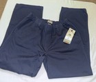Daniel Jacob Boy 18h Husky Navy Blue Chino Pant Elastic Waist Cotton Uniform Nwt