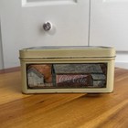 Vtg Coca Cola 2002 Hinged Metal Empty Tin Cottagecore Decor Collectible Y2k Barn