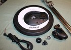 Roland Cy-12r c 3 Way  V-cymbal Crash Ride Complete W  Boom Arm  Mount    Cable