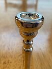 Schilke Standard Series Trumpet Mouthpiece Model 14a Finished Silver Plate  Ex