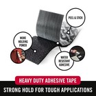 Velcro Brand Heavy Duty Tape With Adhesive   15 Ft X 2 In   Holds 10 Lbs Blac   