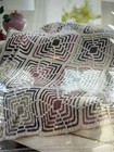 Mary Maxim Illusions Afghan Kit Blanket 48    X 60    Kit No  96640n   brand New 
