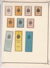 Salvador 1904 Mounted Mint Revenue Stamps And Stamps Sheet Ref R11366