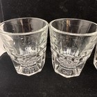 Libbey Shot Glasses Shooters Beveled Bottoms Set Of 4 Vintage