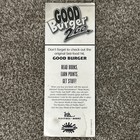 Vintage 1990   s Nickelodeon Good Burger Minstrel Books Promo Cardboard Bookmark