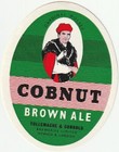 Unused Beer Bottle   Neck Label -tollymache   Cobbold Breweries-cobnut Brown Ale