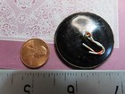 Large Vintage Button metal Pictorial flight Of Mohammed From Mecca 1-1 2   a24