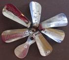 7 Vintage Adv Shoe Horns  Diff  Ages   30 s 40 s 50 s  Denver  Misc Cos   Shapes