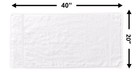 1 Dozen 100  White Cotton  Bath Towels 20x40  For Hotel Gym Spa Salon  Clearance