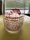 Vintage Rare Allumbaugh Dairy Milk Bottle Boise Idaho 1 Quart
