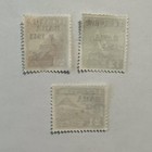 Rare 1943 Philippines Japanese Occupation Stamps  nb5-nb7 Overprint Baha 1943