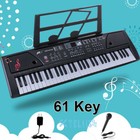 61 Key Music Electronic Keyboard Led Digital Piano W  Music Stand   Microphone