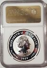 2020-p 1 Oz Silver  1 Australia Double Pixiu Ncg Ms69 Australia Flag Label Coin 