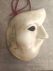 Vintage Broadway Phantom Of The Opera Mask 1988 Signed Franc D ambrosio W  Box