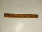 Original C1880 Geo Jardin   Son Ny Pipe Organ Wooden Plaque West Camp Lutheran