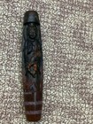 Tibetan Natural Old Agate Dzi Hand Carved  kwanyin  Prayer Bead     