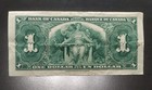 1937 Canada 1 Dollar Prefix C l P-58 King George Vi Old Banknote Bank Note