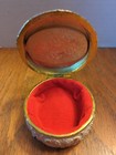 Vintage Ornate Metal Mcm Japan Hummel Trinket Jewelry Box  