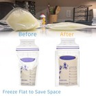 2 Pcs Breast Milk Storage Bag Freezer Flattener Kit Fits 3 4 5 6 Oz Bags