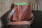 Men s Genuine Leather Laptop Messenger Bag Briefcase Satchel Vintage Handmade