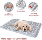 Dog Crate Mat Soft Dog Bed Mat Dog Crate Pad Kennel Pad Anti-slip Bottom 30 x19 