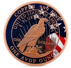 20 Pack - Peace Dollar Colorized Coin 1 Avdp Oz  999 Fine Copper Round