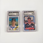 1980   s Autographed Rookie Card Lot  6 Cards All Authenticated   Graded By Cgc 