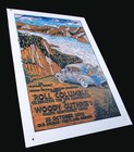 Woody Guthrie Poster Roll Columbia His Pacific Nw Songs 75th Signed Gary Houston