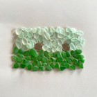 Beach Sea Glass Sampler 100 Pieces Bright Green   Seafoam Genuine Surf-tumbled