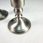 Vintage Web Pewter Weighted Candle Stick Holders Pair Set Of 2-4 75 Inches