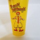 Vintage Ronald Mcdonald Plastic Yellow Cups Tumblers Lot Of 5